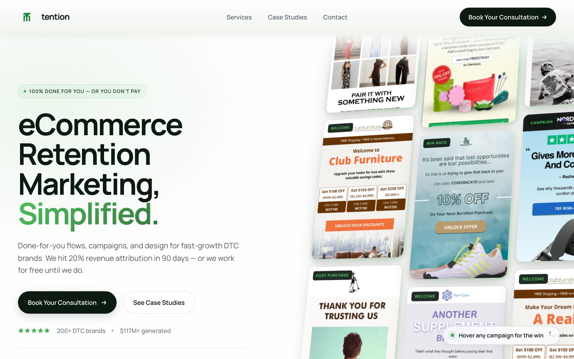 Tention website